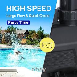 3HP For In-Ground Swinming Pools Pump US SUPPLY For Hayward Super Pump 10038 GPH