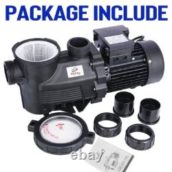 3HP High Flow Single Speed Self Priming Above Ground Inground Swimming Pool Pump