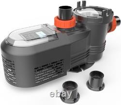 3HP High Flow Variable Speed Pool Pump for In-Ground/Above Swimming Pool Pump