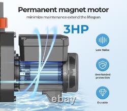3HP High Flow Variable Speed Pool Pump for In-Ground/Above Swimming Pool Pump
