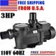 3hp High Speed Pool Pump Inground Swimming Pool For Up To 50000 Gallon Us Stock