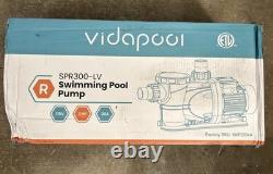 3HP VIDAPOOL In/Above Ground Swimming Pool Pump, Self Primming High Flow