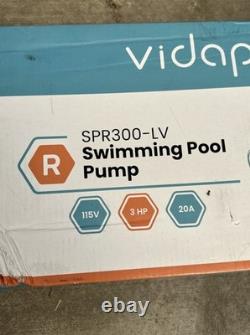 3HP VIDAPOOL In/Above Ground Swimming Pool Pump, Self Primming High Flow