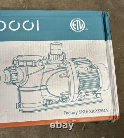 3HP VIDAPOOL In/Above Ground Swimming Pool Pump, Self Primming High Flow