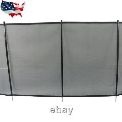 4 FT x 36 FT Swimming Pool Fence Removable For Inground Pools, Removable Barrier