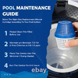 4 Pack Pool Unit for 7.5k-20k Gallon Pool Above Ground & Inground Pools 6 Months