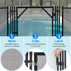 4 ft x 108 FT Swimming Pool Fence Inground Removable DIY Fencing Outdoor Safety