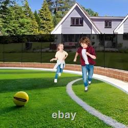 4 x 60 FT Swimming Pool Fence Inground Removable DIY Fencing Outdoor Safety