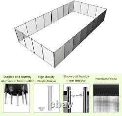 4 x 60 FT Swimming Pool Fence Inground Removable DIY Fencing Outdoor Safety