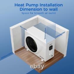 42000 BTU Inverter Pool Heat Pump WiFi Heater Cooler 10000 Gallon NEW