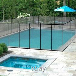 4X12' In-Ground Swimming Pool Fence Child Barrier Pool Safety Mesh Fence Section