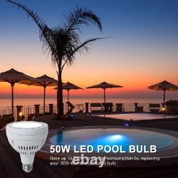 50W LED Pool Lights for Inground Pool, 5000LM Swimming Pool Lights, Replaces