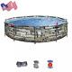 56817e 12 Ft. X 30 In. Steel Pro Max Round Above Ground Swimming Pool With Pump