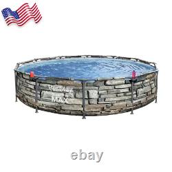 56817E 12 Ft. X 30 In. Steel Pro Max round above Ground Swimming Pool with Pump