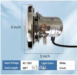 6 Inch Led Pool Lights for Inground Pool, Underwater Swimming Pool Lights Suitab