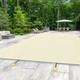 8-24ft Beige Inground Pool Cover Rectangle Safety Garden Swimming Pool Cover