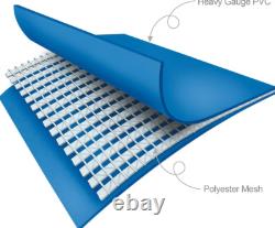 8' x 30 Outdoor Round Frame Above Ground Swimming Pool Set, Blue