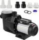 8880gph 2.5hp Swimming Pool Pump In/above Ground With Motor Strainer Basket