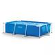 9.8 Ft X 29.5 In Rectangular Soft-sided Frame Above Ground Backyard Swimming Poo