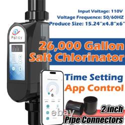 APP Salt Water Chlorine Generator? 26,000 Gallons Above & Inground Swimming Pool