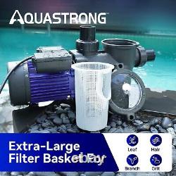 AQUASTRONG In/Above Ground Pool Pump 3 HP with Timer 220V with High Flow 8917