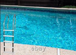 Above Ground Stainless Steel In-Pool Swimming Pool Ladder Choose Step Material