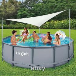 Above Ground Swimming Pool Canopy Outdoor Garden Backyard Adults