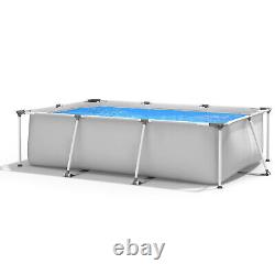 Above Ground Swimming Pool Rectangular Frame Above Ground Pool withPool Cover