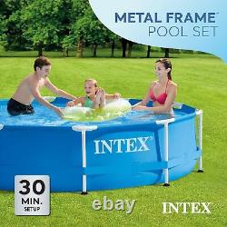 Above Ground Swimming Pool Set 10ft x 30in Includes 330 GPH Cartridge Filter