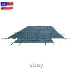Above Inground Swimming Pool Heavy Safety Cover 20×38FT With 4×8FT Right Step