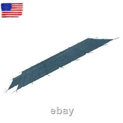 Above Inground Swimming Pool Heavy Safety Cover 20×38FT With 4×8FT Right Step
