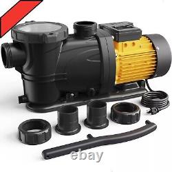 Acquaer 2 HP Pool Pump, 7860 GPH 115V Above Ground Inground Swimming Pool