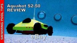 Aquabot Pool Rover S2-50. Robot Cleaner For Above & In-Ground Pools. Set & Go