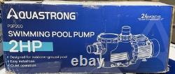 Aquastrong PSP200 2HP 5186GPH In/Above Ground Dual Speed Swimming Pool Pump