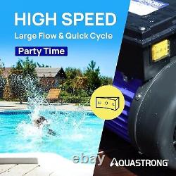 Aquastrong PSP200 2HP 5186GPH In/Above Ground Dual Speed Swimming Pool Pump