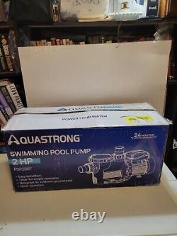 Aquastrong PSP200T 2 HP In / Above Ground Dual Swimming Pool Pump 220V New