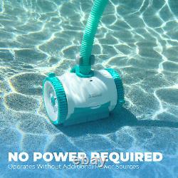 Automatic Suction Pool Cleaner with Hose Wall Climb for Inground Swimming Pool