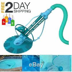 Automatic VACUUM CLEANER Swimming SWEEPER Pool In-ground Algae Water Filtration