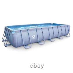 Avenli 18 ft. Ot x 39.5 in. U Frame Rectangle Above Ground Swimming Pool