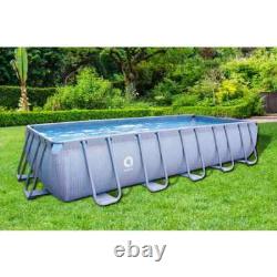 Avenli 18 ft. Ot x 39.5 in. U Frame Rectangle Above Ground Swimming Pool