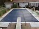 Blue Mesh In-ground Swimming Pool Safety Cover 17x32