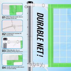 Base Free Swimming Pool Volleyball Net Set for Inground/Above Ground Pools