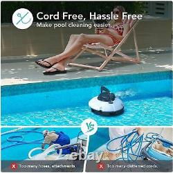 Best Automatic Swimming Pool Above Inground Robotic Vacuum Cleaner Cordless New