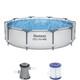 Bestway 10' X 30 Steel Frame Above Ground Swimming Pool Set (open Box) (2 Pack)
