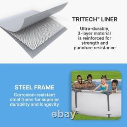 Bestway 10' x 30 Steel Frame Above Ground Swimming Pool Set (Open Box) (2 Pack)