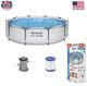 Bestway 10' X 30 Steel Pro Frame Max Round Above Ground Swimming Pool With Pum