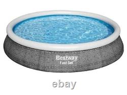 Bestway 57323E Fast Ground Pool Set (13' x 33), Blue