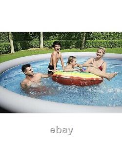 Bestway 57323E Fast Ground Swimming Pool Set (13' x 33), Rattan With Pump NEW