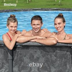Bestway APX 365 20'x52 Round Above Ground Swimming Pool Set with Pump & Ladder