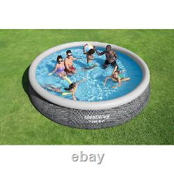 Bestway Fast Set Inflatable Above Ground Swimming Pool with Filter Pump